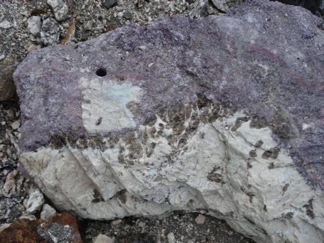 Fotografie minerálu Trilithionit z lokality Malkhan, Russia
