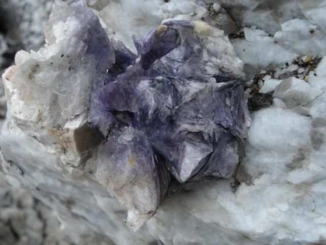 Fotografie minerálu Trilithionit z lokality Malkhan, Russia