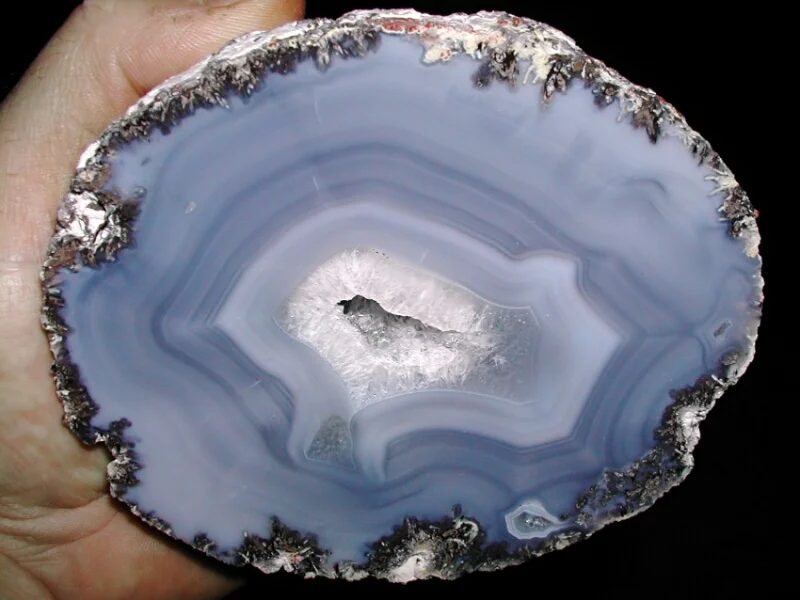 Fotografie minerálu Achát z lokality Chihuahua, Mexico