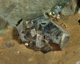 Fotografie minerálu Pyrit z lokality Otvovice, Czech Republic