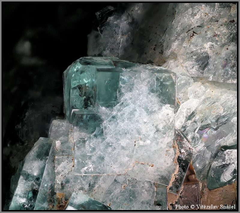 Fotografie minerálu Fluorit z lokality Weardale, United Kingdom