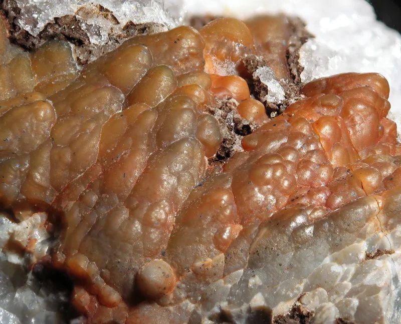 Fotografie minerálu Křemen (var. chalcedon) z lokality Doubravice, Czech Republic