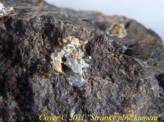 Fotografie minerálů Opál, Křemen (var. chalcedon) z lokality Bánov - Skalky II, Czech Republic