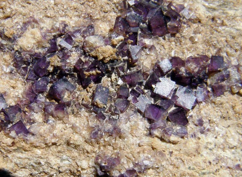 Fotografie minerálu Fluorit z lokality Petlery, Czech Republic