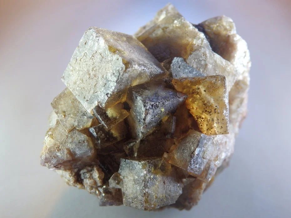 Fotografie minerálu Fluorit z lokality Vrchoslavbv, Czech Republic