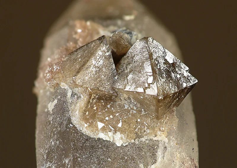 Fotografie minerálu Scheelit z lokality Krupka, Czech Republic