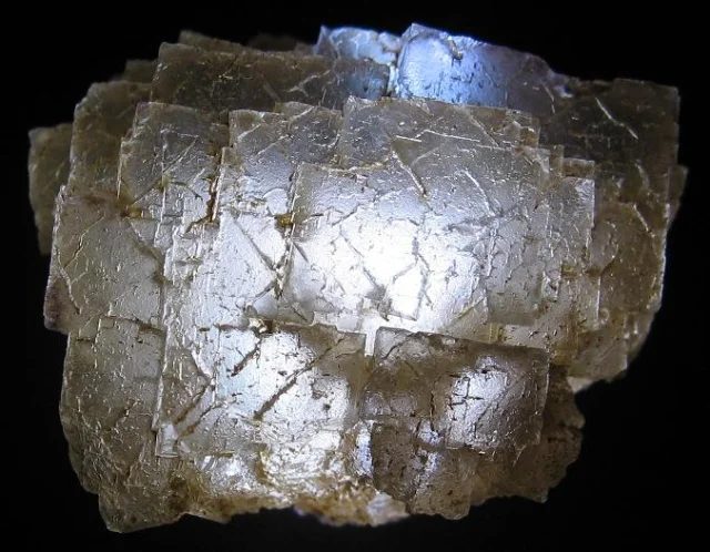 Fotografie minerálu Fluorit z lokality Jílové u Děčína, Czech Republic