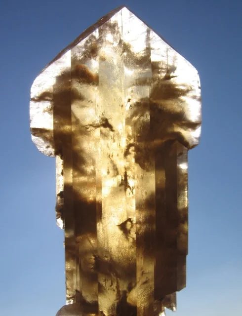 Fotografie minerálu Sádrovec z lokality Libouš, Czech Republic