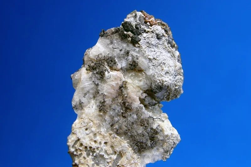 Fotografie minerálu Stříbro z lokality Příbram, Czech Republic