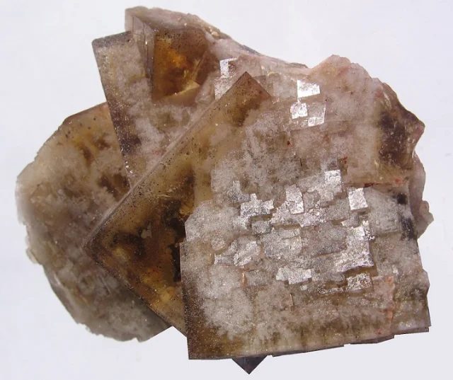Fotografie minerálu Fluorit z lokality Krupka, Czech Republic
