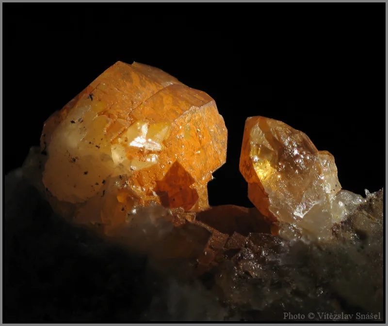 Fotografie minerálu Křemen z lokality Těškov, Czech Republic