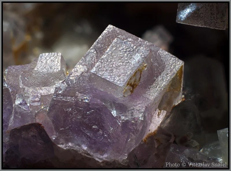 Fotografie minerálu Fluorit z lokality Vrchoslav, štola 5.květen, Czech Republic