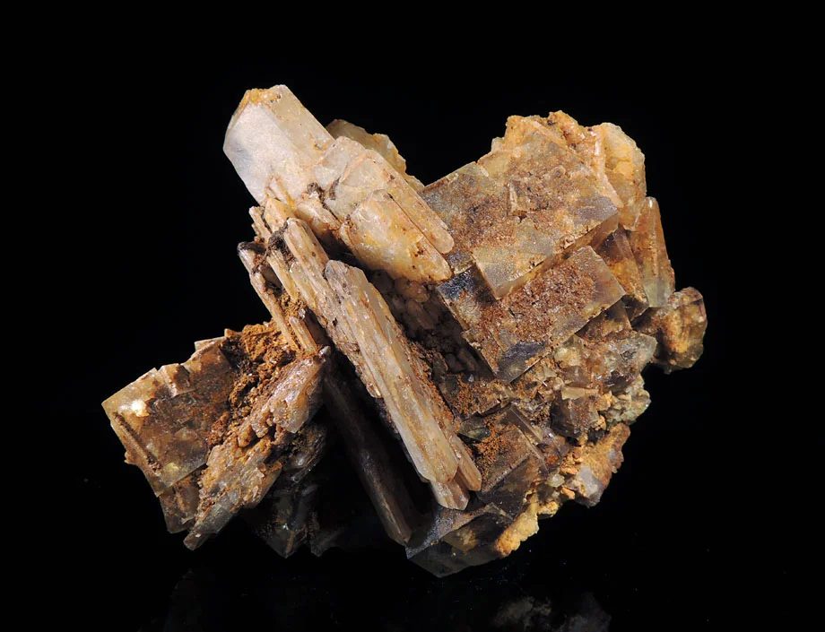 Fotografie minerálů Baryt, Fluorit z lokality Přísečnice, Czech Republic