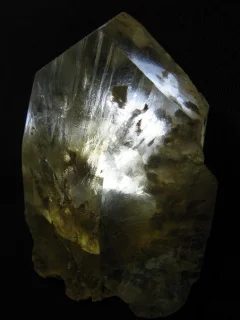 Fotografie minerálu Sádrovec z lokality Libouš, Czech Republic