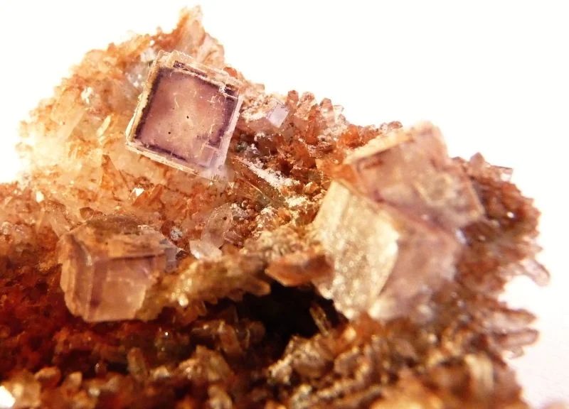Fotografie minerálu Fluorit z lokality Krupka, Czech Republic