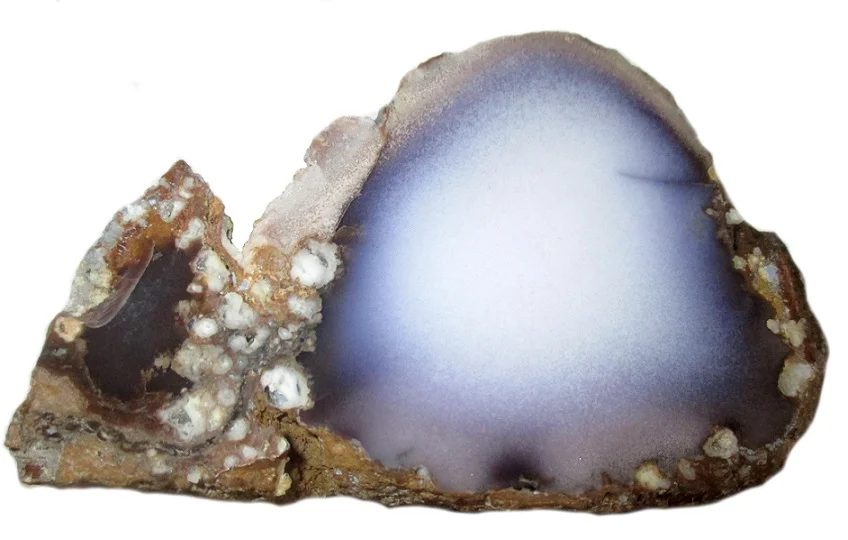 Fotografie minerálu Křemen (var. chalcedon) z lokality Ahníkov, Czech Republic