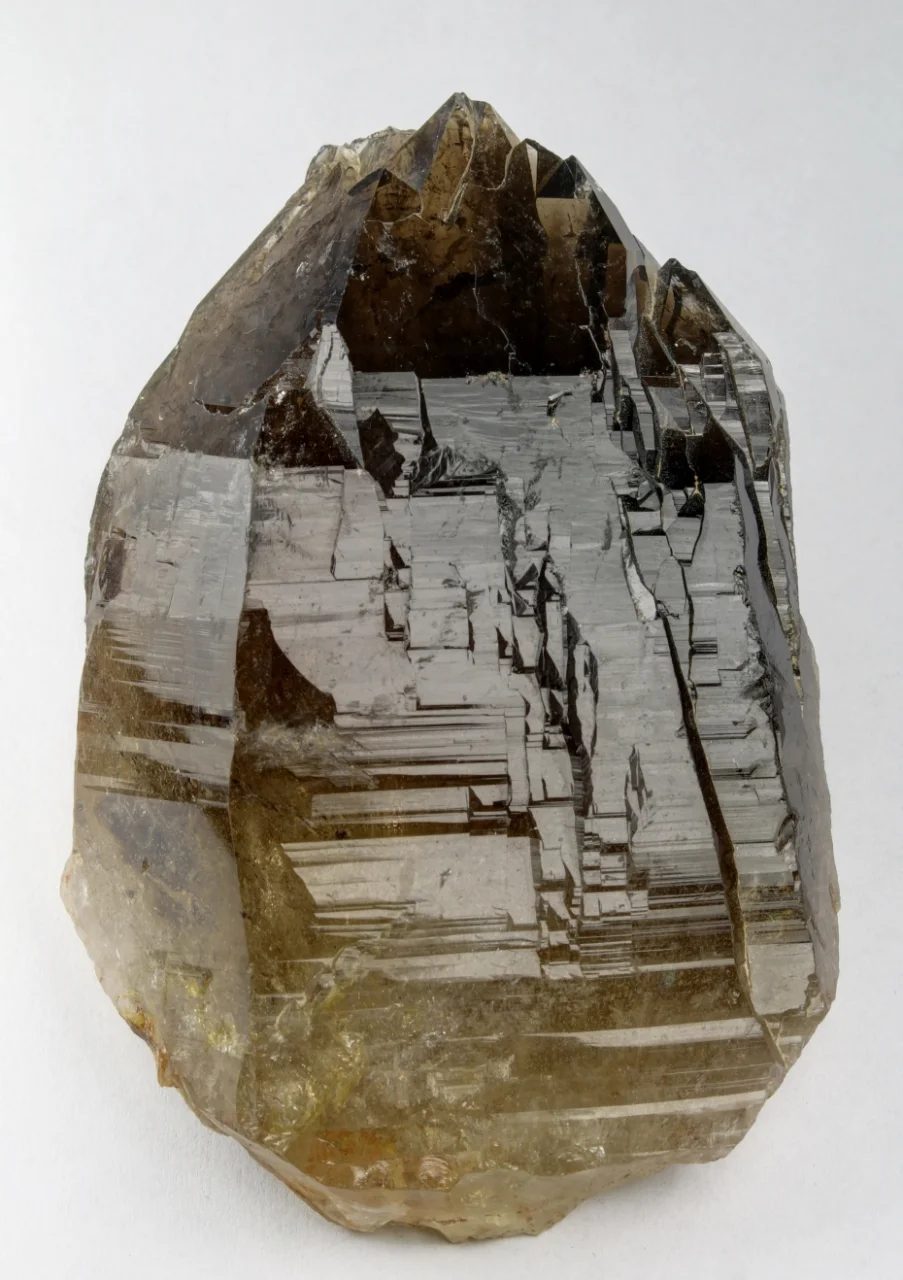 Fotografie minerálu Křemen (var. záhněda) z lokality Bobrůvka, Czech Republic